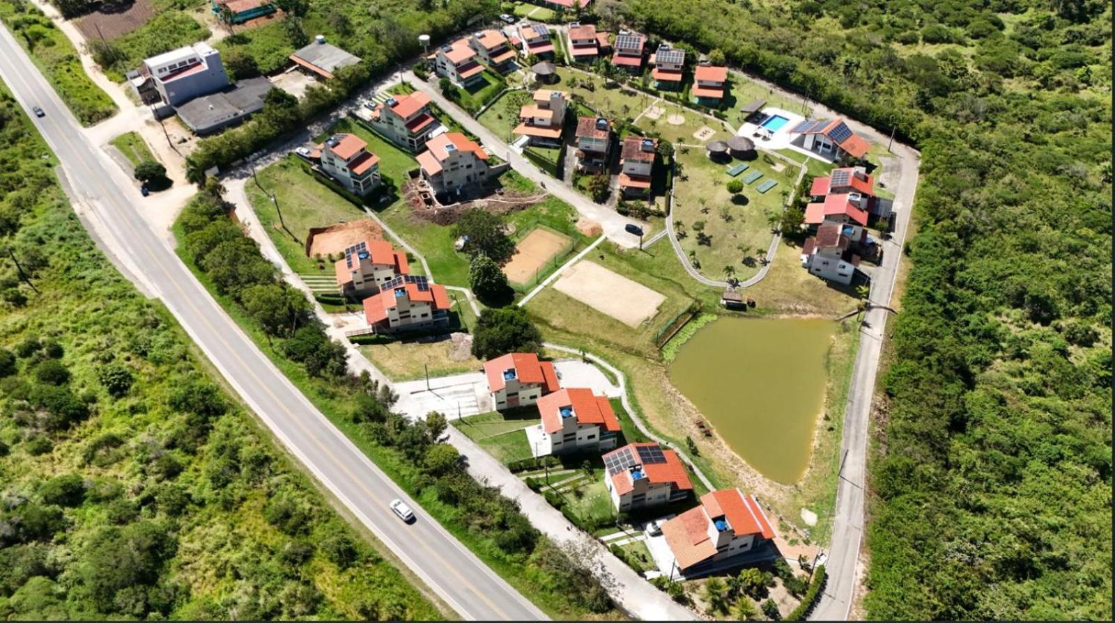 Casa Totalmente Equipada Ampla E Confortavel Em Condominio - Cha Grande-Pe Bagian luar foto