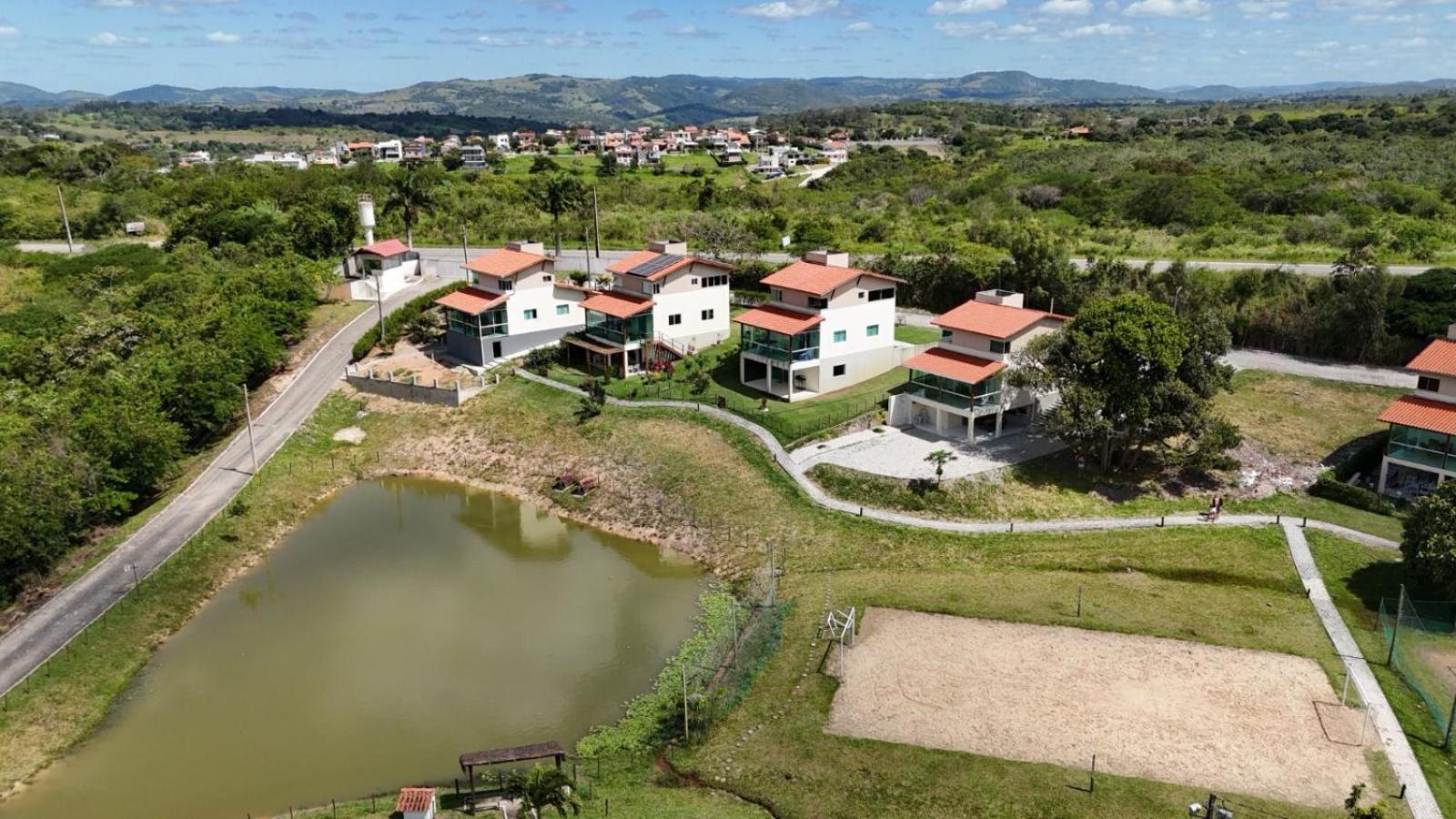 Casa Totalmente Equipada Ampla E Confortavel Em Condominio - Cha Grande-Pe Bagian luar foto